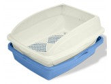 Van Ness Plastics Framed Sifting Cat Litter Pan White|Blue, One Size 1ea Online