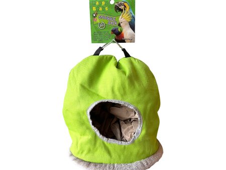 A & E Cages Happy Beaks Snuggle Sack Bird Hut Assorted  1ea XL on Sale