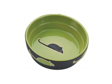 Spot 5  Cat, Green Fresco Stoneware For Discount