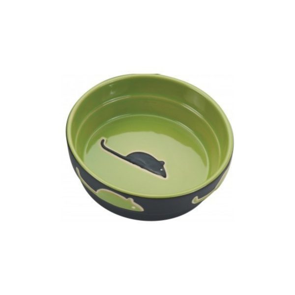 Spot 5  Cat, Green Fresco Stoneware For Discount