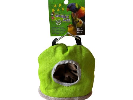 A & E Cages Happy Beaks Snuggle Sack Bird Hut Assorted  1ea MD Hot on Sale