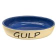 Spot Gulp Oval Cat Bowl Blue 6 In For Sale