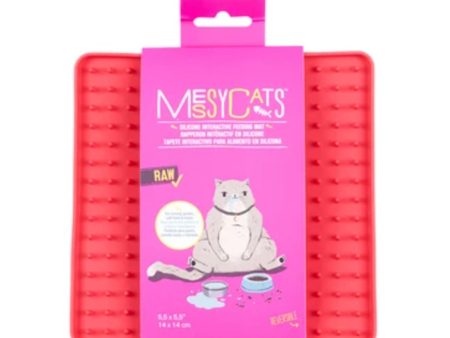 Messy Mutts Cat Silicone Interactive Feeding Mat Watermelon For Cheap