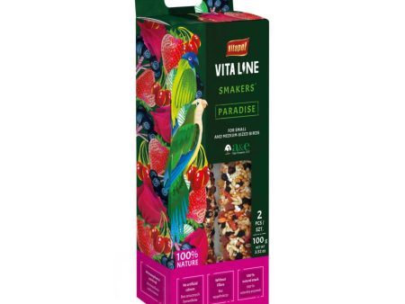 A & E Cages Vitapol Vita Line Smakers Paradise for Small Medium Size Birds 1ea SM MD, 2 pk on Sale