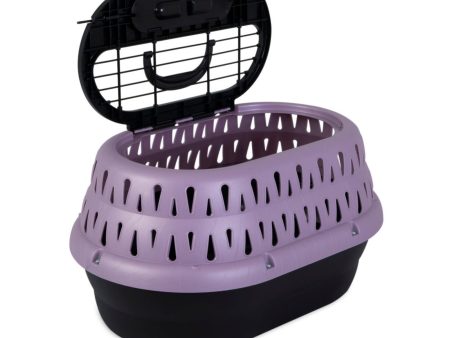 Petmate Top Load Cat Kennel Purple Grape 1ea 19 in Online Hot Sale