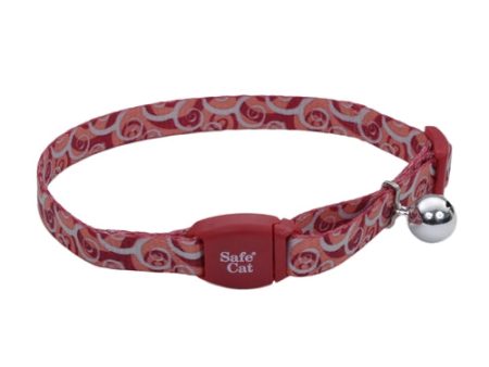 Coastal Safe Cat Adjustable Breakaway Garnet Swirls For Cheap