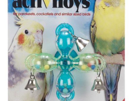 JW Pet ActiviToy Quad-Pod Bird Toy Multi-Color 1ea SM MD Online Hot Sale