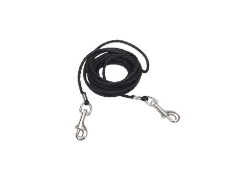 Coastal Poly Cat Tie Out Black 1-8 in x 15 ft Online