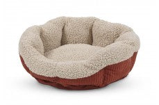 Aspen Self-Warming Oval Lounger Barn Red, Cream 1ea 19 in Fashion