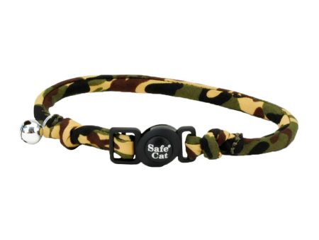 Coastal Products Safe Cat Round Fashion Collar Camo 12 inch For Cheap