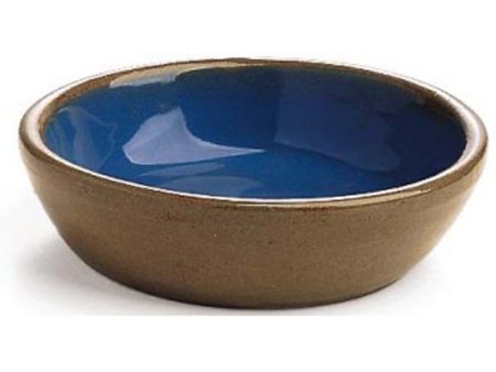 Spot Standard Crock Cat Saucer Tan; Blue 5 in Online