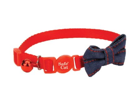 Coastal Products Safe Cat Embellished Fashion Collar Red 12inch Cheap