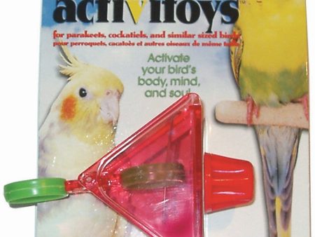 JW Pet ActiviToy Tilt Wheel Bird Toy Assorted 1ea One Size Supply