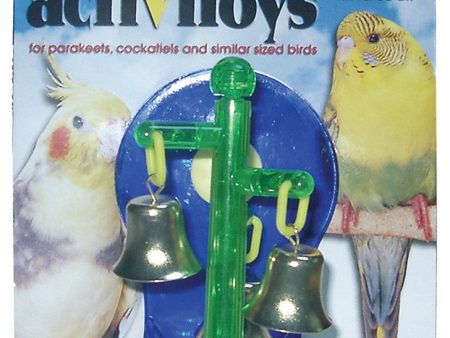 JW Pet ActiviToy Spinning Bells Bird Toy Assorted 1ea SM MD on Sale