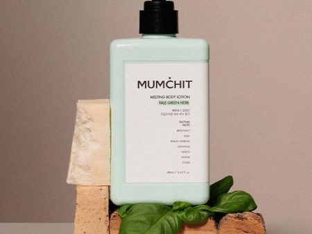 MUMCHIT Melting Body Lotion Pale Green Herb 400ml Online Hot Sale