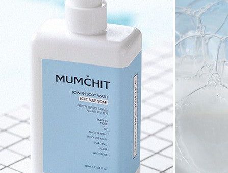 MUMCHIT Low-pH Body Wash Soft Blue Soap 400ml Discount