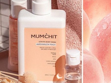 MUMCHIT Low-pH Body Wash Marshmallow Peach 400ml on Sale