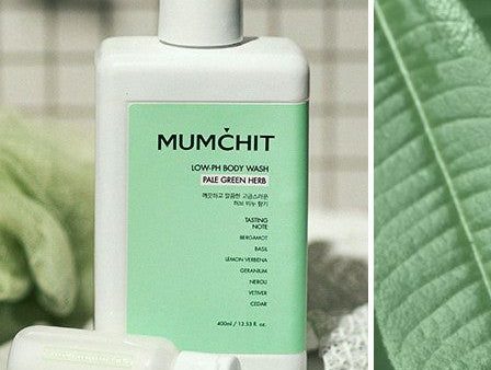 MUMCHIT Low-pH Body Wash Pale Green Herb 400ml Online Hot Sale