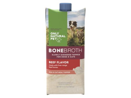 Only Natural Pet Beef Bone Broth for Dogs and Cats Meal Topper Online