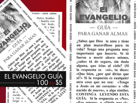 El EVANGELIO GUÍA PARA GANAR ALMAS–PAQUETE DE 20 on Sale