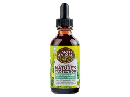 Earth Animal Nature s Protection Daily Herbal Flea & Tick Drops for Dogs & Cats Sale