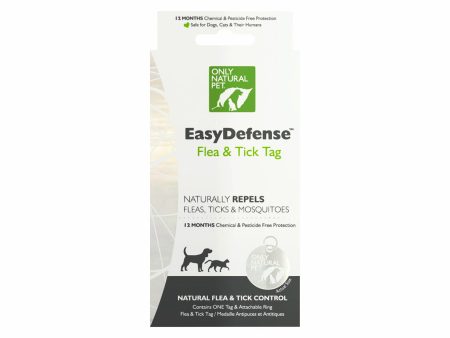 Only Natural Pet Easy Defense Flea & Tick Tag for Dogs & Cats Online Sale