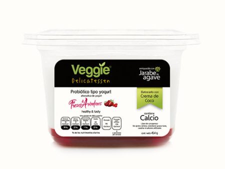 Yogurt Fresa Veggie Delicatessen 454 g Hot on Sale