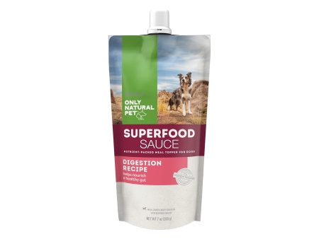 Only Natural Pet Superfood Sauce Digestion Recipe Meal Topper for Dogs Hot on Sale