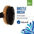 Only Natural Pet Bristle Brush with Bamboo Handle for Dogs Online Hot Sale