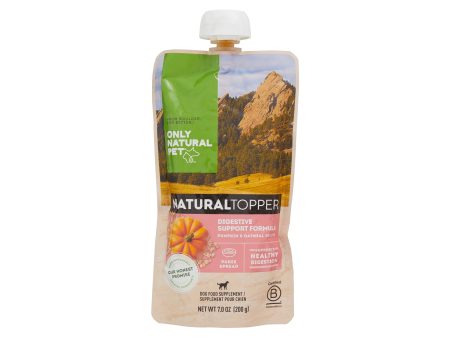 Only Natural Pet Natural Topper Digestive Support Formula Pumpkin & Oat Recipe Dog Food Topper For Discount