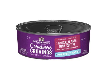 Stella & Chewy s Carnivore Cravings Purrfect Pate Chicken & Tuna Wet Cat Food Cheap