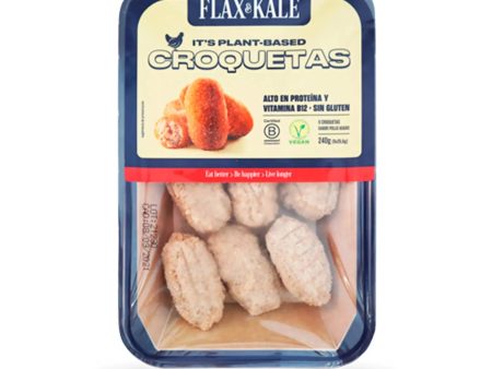 Flax and Kale - Croquetas Veganas de Pollo Asado HORECA (800g) Supply