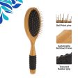 Only Natural Pet Pin Brush with Bamboo Handle for Dogs Sale