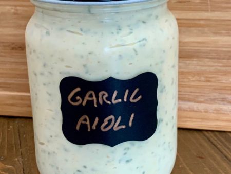 Chef Josh s Garlic Aioli - 12 oz Jar Online Hot Sale