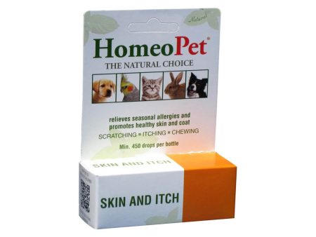 HomeoPet Skin & Itch Relief: Natural Skin and Itch Relief for Dogs, Cats, and Small Pets – Promotes Healthy Skin and Coat, Safe and Chemical-Free Cheap