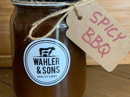 Chef Josh s Homemade SPICY BBQ Sauce - 12 oz Jar For Sale