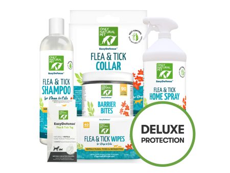 Only Natural Pet Flea & Tick Complete Protection Kit for Dogs Supply