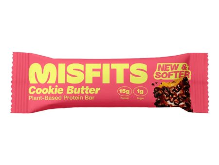 Misfits - Barrita de Proteina con Mantequilla de Galleta (Cookie Butter) Hot on Sale