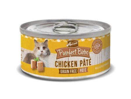 Merrick Purrfect Bistro Grain Free Pate Canned Cat Food Hot on Sale