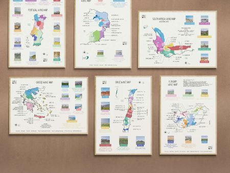 13 wine maps of the world Online Sale