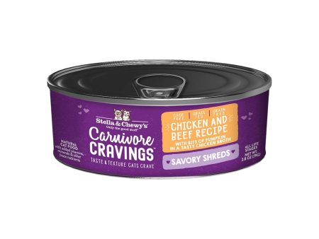 Stella & Chewy s Carnivore Cravings Savory Shreds Chicken & Beef Wet Cat Food Online Hot Sale