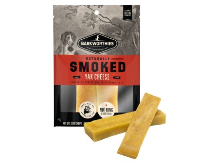 Barkworthies Naturally Smoked Yak Cheese Dog Chews on Sale