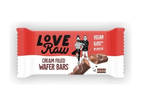 Love Raw - Barquillos rellenos de crema (Vegan Cream Filled Wafer Bars) (43g) Online