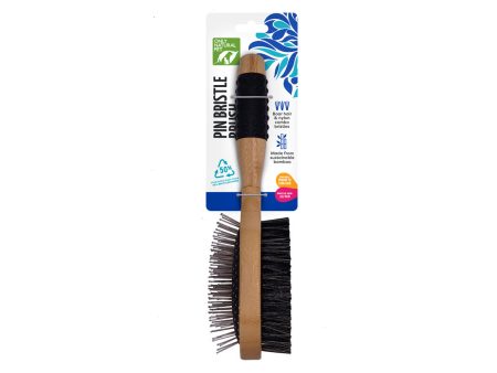 Only Natural Pet Pin Bristle Brush with Bamboo Handle for Dogs For Cheap