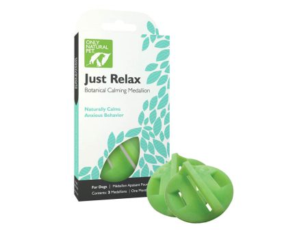 Only Natural Pet Just Relax Botanical Calming Medallion Supply