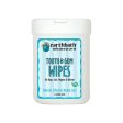 Earthbath Totally Natural Pet Care Tooth & Gum Dental Care Wipes for Dogs and Cats Fashion