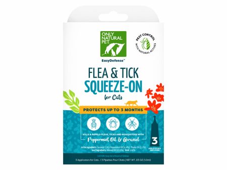 Only Natural Pet EasyDefense Herbal Squeeze-On Flea Treatment for Cats Online