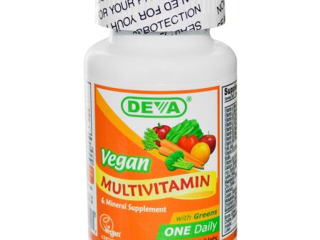 Deva, Multivitamínico y Mineral Sin Hierro, 90 Tab Supply