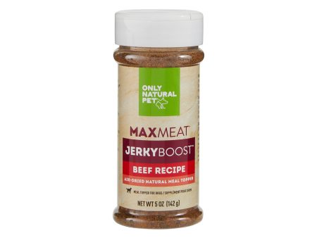 Only Natural Pet MaxMeat Jerky Boost Air-Dried Natural Meal Topper Beef Recipe for Dogs Online Sale