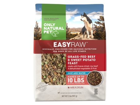 Only Natural Pet EasyRaw Grass-Fed Beef & Sweet Potato Feast Dehydrated Dog Food Fashion